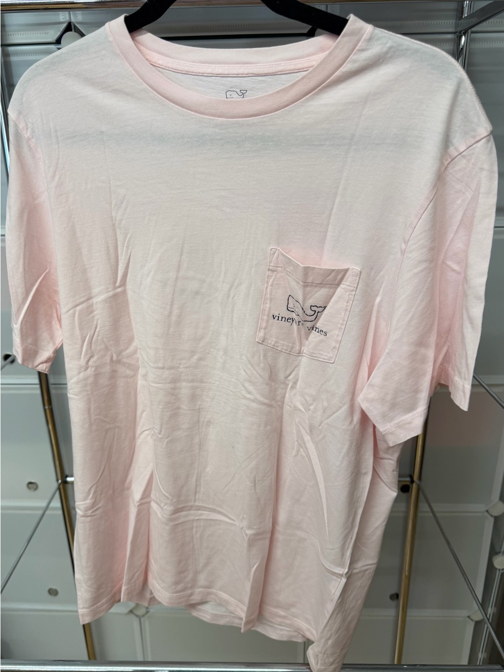 Vineyard Vines Light Pink Pocket Tee